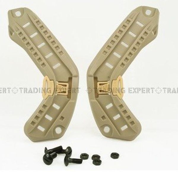 

wholesale- helmet side rail for ach, mich, pasgt helmet tan grey