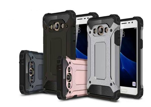

For Samsung Galaxy J5 J7 J3 PRO J510 J710 J1 2016 J120 J210 10 color Armor Hybrid Defender Case TPU+PC Shockproof Cover Case 50pcs/lot