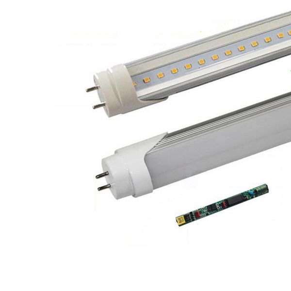 Luzes do tubo de alta qualidade T8 Led quatro pés 18W 22W LED lâmpadas fluorescentes lâmpadas quentes naturais legal Branco AC85-265V