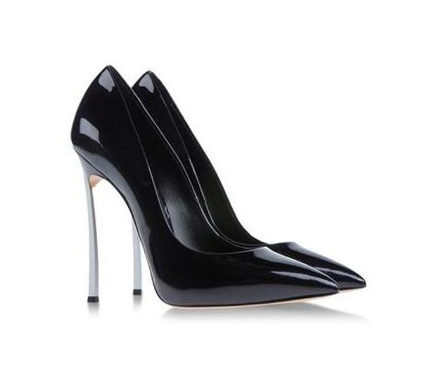 

Плюс Размер 43 Дизайнерская Обувь Дамы Насосы Лакированная Кожа Скольжения На Лез