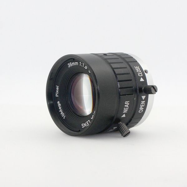 

c mount lens 10mp 35mm 1:1.8 hd промышленная камера фиксированный ручной ирис фокус зум-объектив для промышленного микроскопа