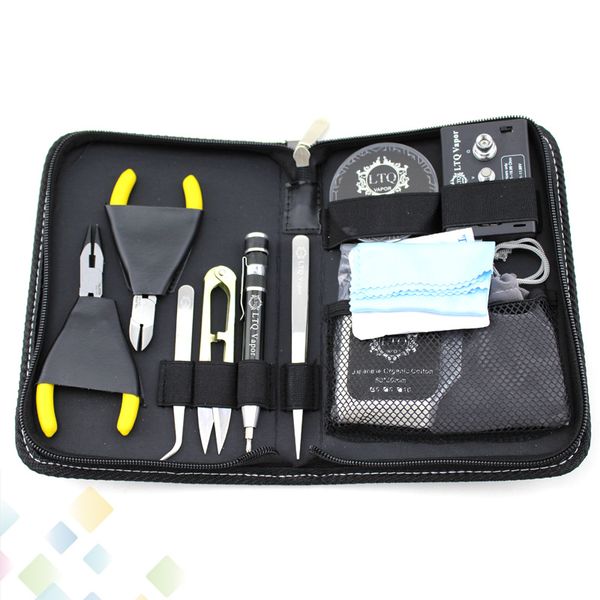 

LTQ Vapor Kit DIY Tool Kits For E Cigarette RDA RBA Vaporizer RBA Coil Designer LTQ Tool Kit DHL Free