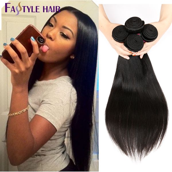 Fastyle Factory Peruvian Straight Hair Extensions Unprocessed