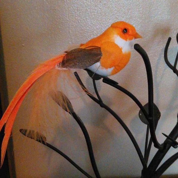 Acheter 12 3 Cm Décoratif Oiseaux Artificielle En Mousse Plume Faux Petit Oiseau Avec Aimant Diy Artisanat Décor Pour La Fête De Mariage De 1689