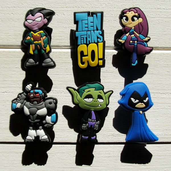 

Подросток Титаны ПВХ обуви подвески украшения пряжки, пригодный для обуви брасле