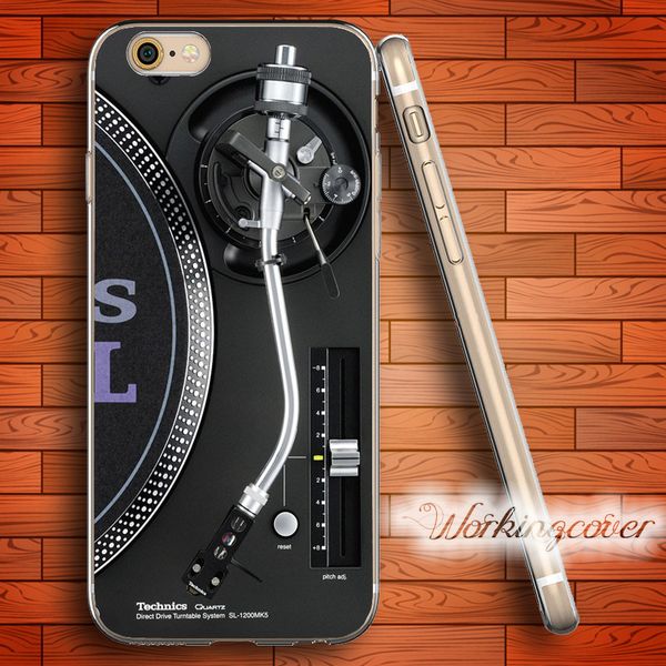 

Fundas Technics Turntables DJ Soft Clear TPU Case for iPhone 6 6S 7 Plus 5S SE 5 5C 4S 4 Case Silicone Cover.