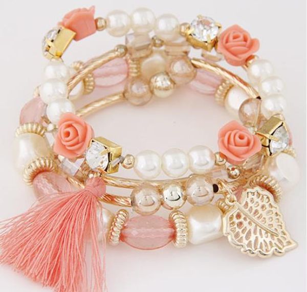 

Ювелирные изделия Шарм браслеты мода имитация жемчуга Кристалл ювелирные издели