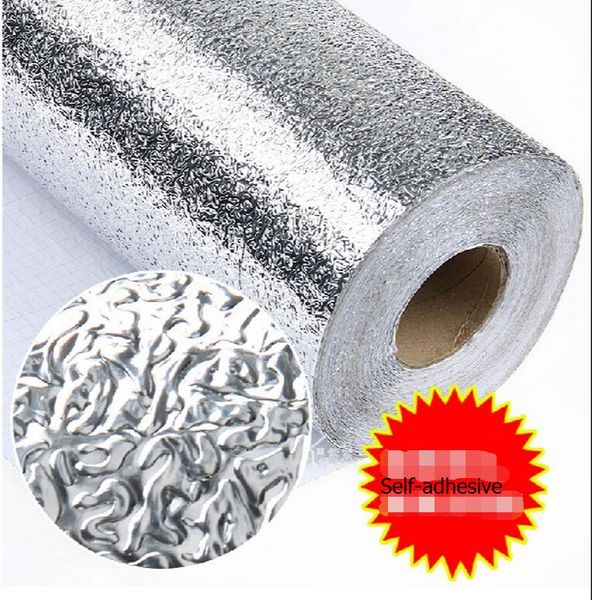 Thickened Cabinet Aluminum Foil Stickers Tin Foil Kitchen Oil