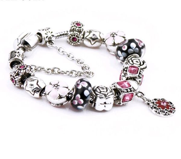 

ретро новый кристалл рука бисера строка diy ювелирные изделия cz алмаз большое отверстие бусины европейский и американский браслет для женщи, Golden;silver