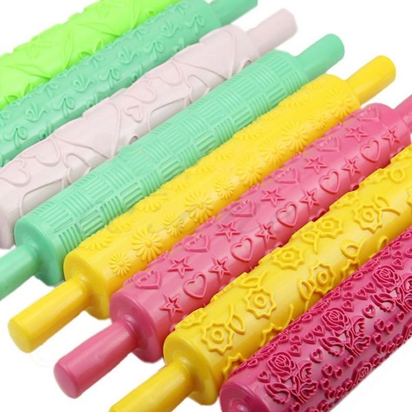 

fondant mold bakeware embossing rolling pin embossed stick 14pcs lot