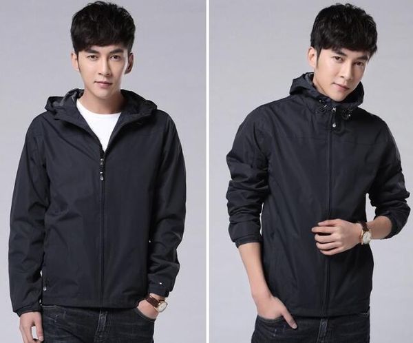 

fall- brand new training men outdoor sports bomber jacket hip plus size black army windbreaker trench coat, Black;brown