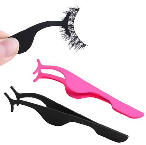 

pro steel eyelash curler extension remover clip eyebrow eye tweezers nipper tool #r489