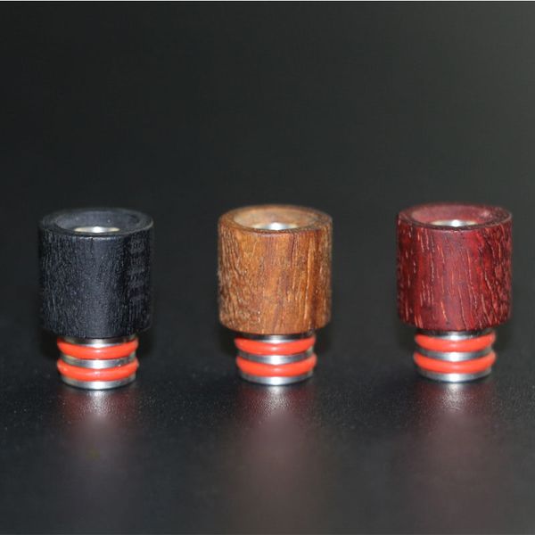 

Newest Wood Drip tip 510 Mouthpieces For RDA Atomizers Wide Bore Style E Cigarette 3 Colors High quality DHL Free