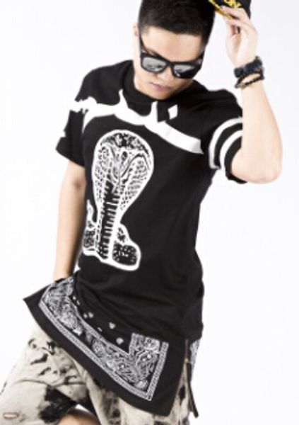 

tshirt cobra ktz black clothes oversized men designer applique dolphin pink t-shirt wholesale-mens 2015 tdamd