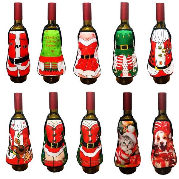 Mini Wine Bottle Apron Cover Birthday Wedding Anniversary