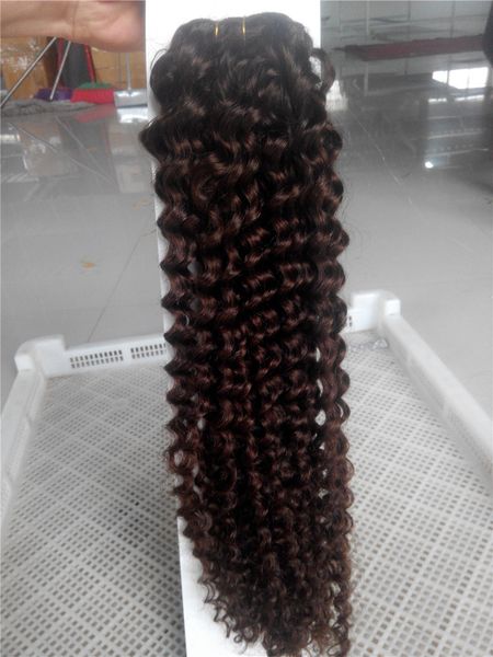 

Lummy brazilian medium dark brown deep wave peruvian indian virgin hair bundle brown deep curly human hair weave brown hair exten ion