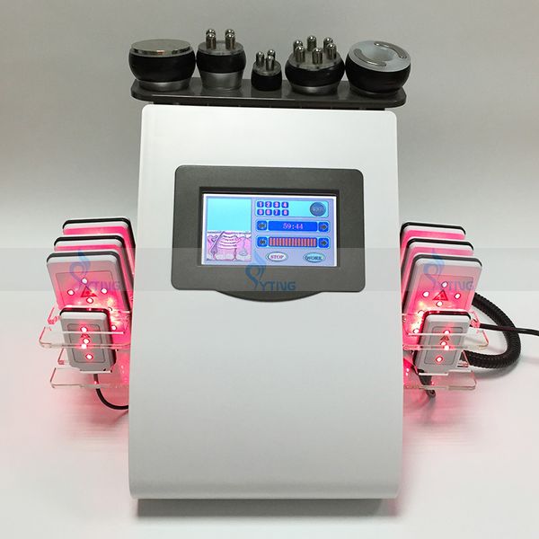 

new promotion lipo laser slimming ultrasonic 40k cavitation weight loss vacuum therapy cellulite removal fat burning rf face lifting spa