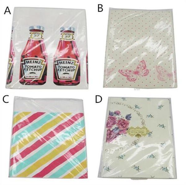 

мода горячей одноразовая бумага tablecover 120 * 180см скатерть карта для детей счастливого дня рождения посуды покрытия стола