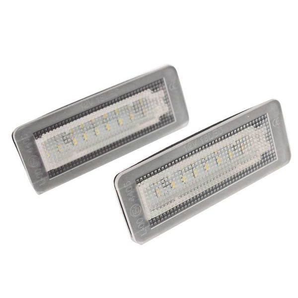 

12v 2pcs error 18smd led license plate lamp for benz smart fortwo