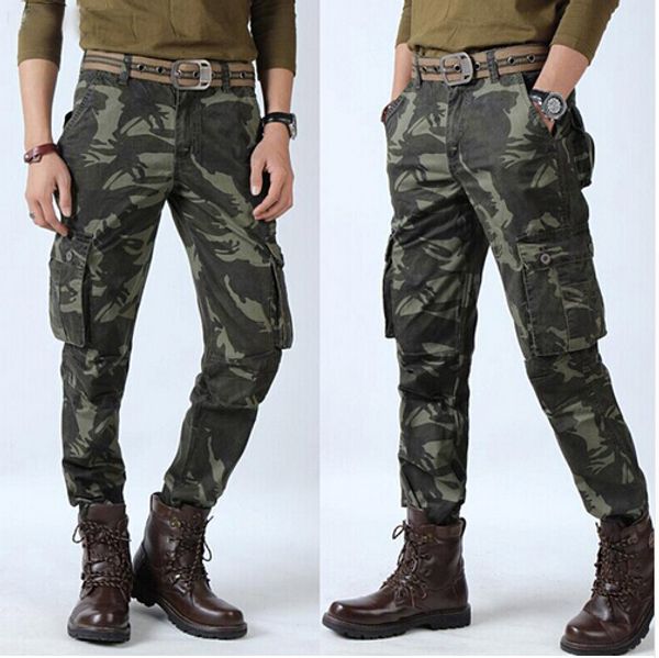 

Plus Size Male Casual Pants Camouflage Pants Men Crotch Cotton Pant High Quality Trousers Sweatpants Clothing Free Shipping