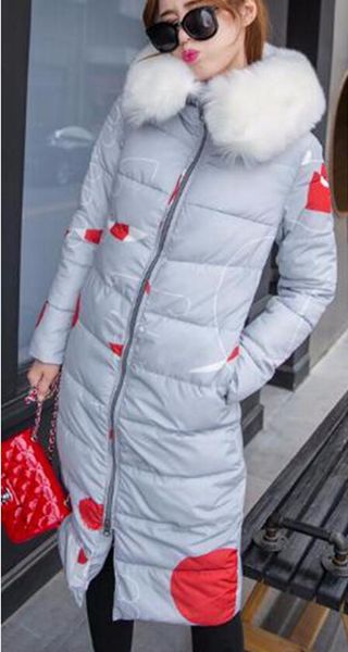 

more women winter new personality, cultivate one's morality show thin heavy cotton-padded jacket down jacket coat / s, Black