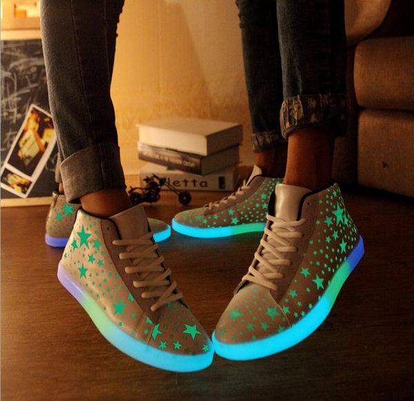Großhandel Led Leucht Schuhe 2017 Led Freizeitschuhe Für Frauen Männer Mode LED Leuchtet Schuh Für Erwachsene Chaussure Lumineuse Von Lovelaputa, Großhandel Led Leucht Schuhe 2017 Led Freizeitschuhe Für Frauen Männer Mode LED Leuchtet Schuh Für Erwachsene Chaussure Lumineuse Von Lovelaputa,