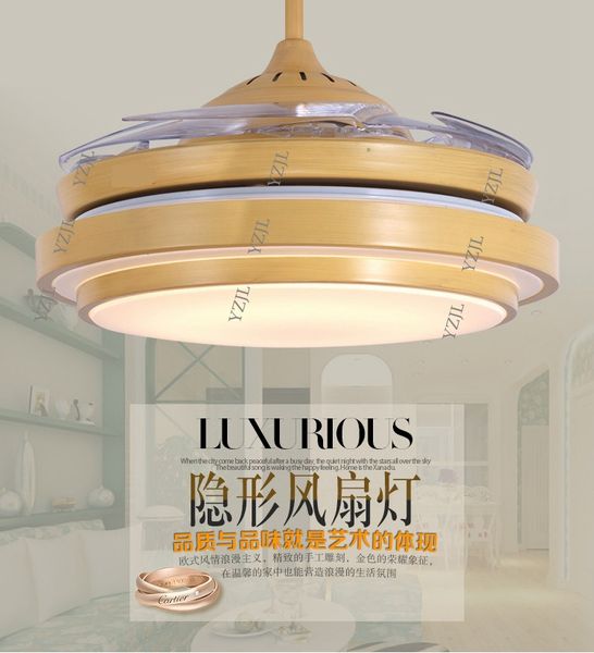 

frequency ceiling chandelier fan light 42inch led living room bedroom fan light ceiling chandelier with remote control