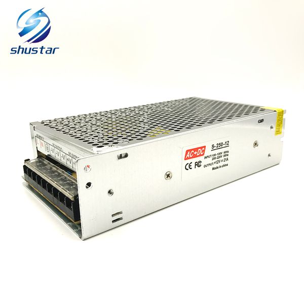 

wholesale lighting transformers 21a 240w 85v -265v ac to dc 12v switch power supply adapter converter for rgb led strip light