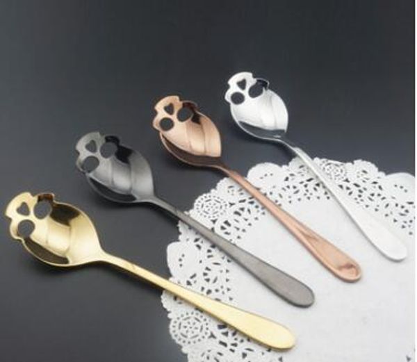 ** GREAT FUN ** Crâne Cuillère ** acier inoxydable ** thé café sucre dessert spoon