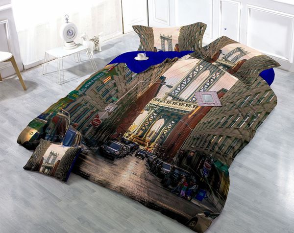 Custom Drawings Can Be Customized 3d New York City Printing Cotton