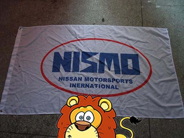 

флаг клуба гонок автомобиля nismo, знамя полиэфира 90*150CM polyster,флаг king100% 90*150cm