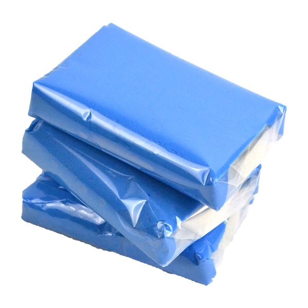 

wholesale- 3pcs auto shine magic blue clay bar for auto detailing cleaner & car washer 100g