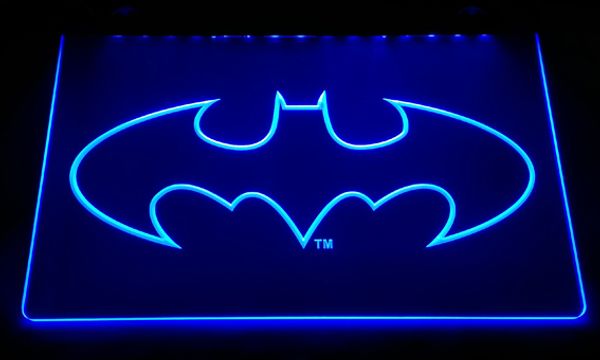 

ls2840-b heroe batman cueva del hombre muestra light sign decor dropshipping wholesale 6 colors to choose
