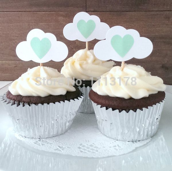 2019 Wholesale Gender Neutral Baby Shower Cupcake Toppers Baby
