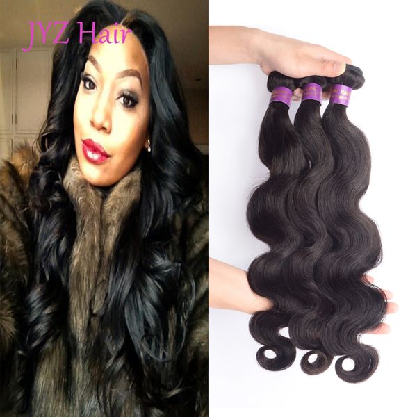 

human hair weave 3 bundles unprocessed malaysian indian brazilian peruvian body wave human hair extensions natural virgin human hair wefts, Black