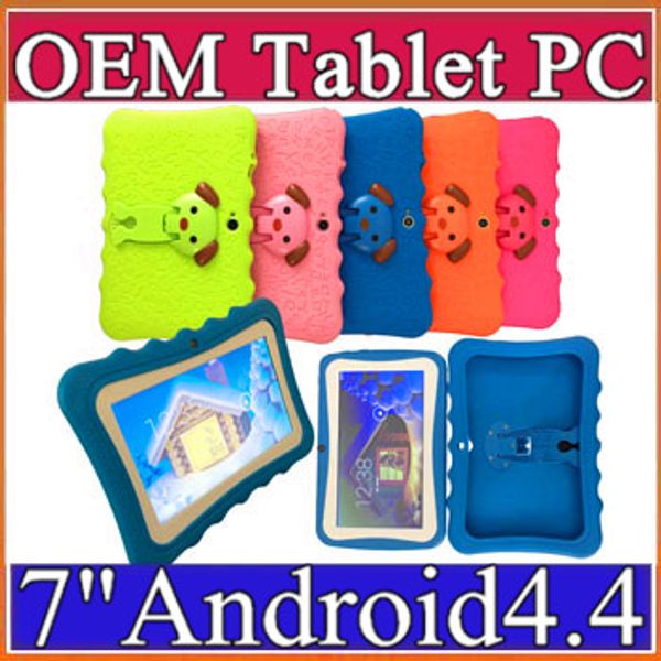 

Dhl kid brand tablet pc 7 quot quad core children tablet android 4 4 allwinner a33 google player wifi big peaker protective cover l 7