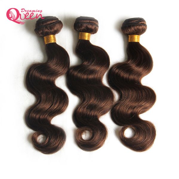 

#4 color ombre brazilian body wave hair bundles ombre virgin human hair weaves 3 bundles hair extensions ing, Black