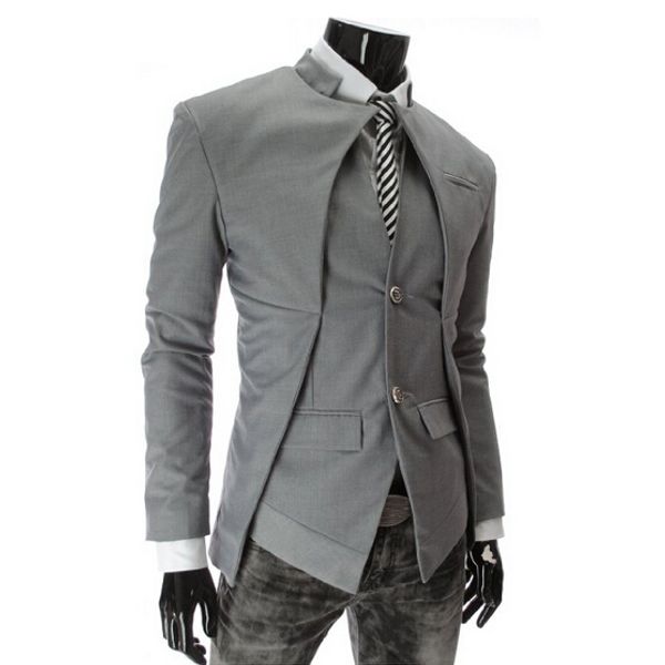 Großhandel - Mode Herren Anzug Jacke England Stil Slim Fit Blazer Mäntel Smoking Business Herren Anzüge Drop Shipping {Kategorie}