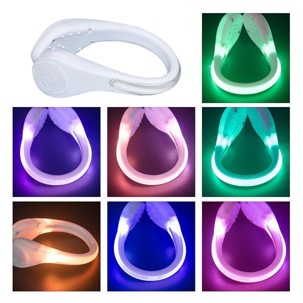 Iluminação de novidade LED Flash Shoe Safety Clip Lights para Runners Night Refforting Running Gear