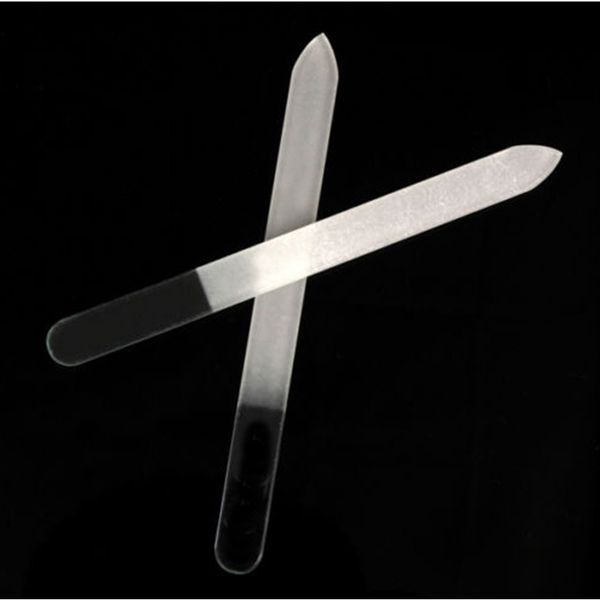 

wholesale- professional 2 pieces/lot durable mini nail file crystal glass buffer nail art manicure device tool