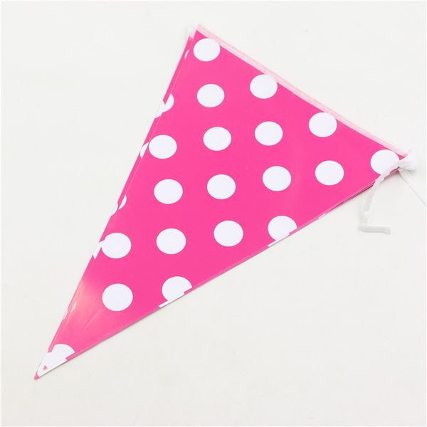 

wholesale- 2.5 meter colorful dot paper banners flags kids birthdays backdrop decoration for birthday party wedding new year christmas