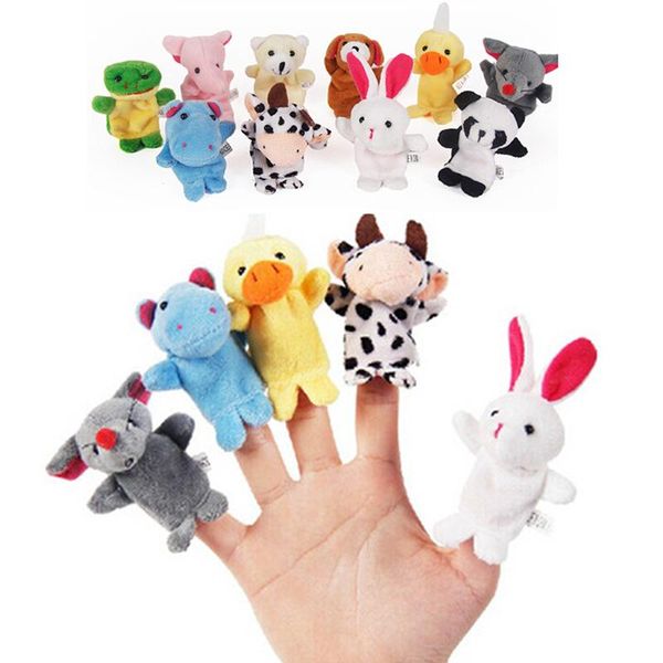 

Милый мультфильм биологических животных палец кукла плюшевые игрушки ребенок ре