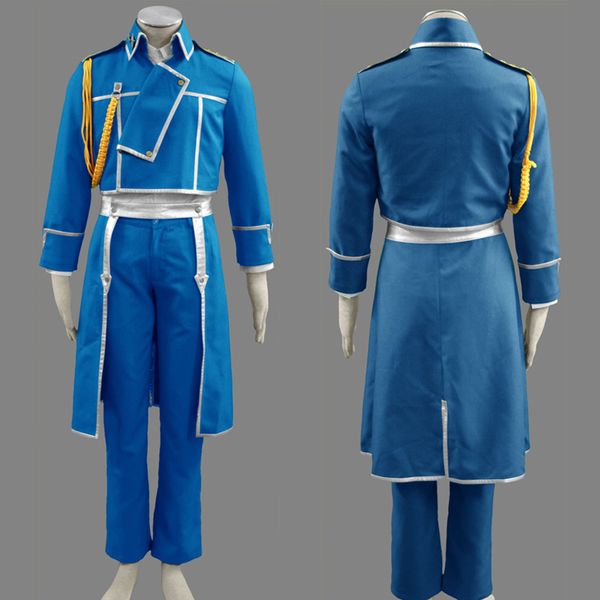 

стальной алхимик полковник рой мустанг военная форма косплей костюм, Black