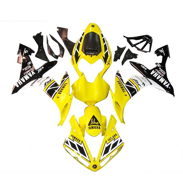 

3 gifts complete fairings for yamaha yzf 1000 yzf r12004 2005 2006 injection plastic motorcycle full fairing kit yellow b11