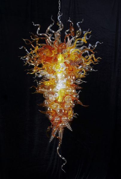 

горячая распродажа стиль современная гора ручной выдувное стекло люстра из светодиодов классический винтаж викторианский отель подвесной све