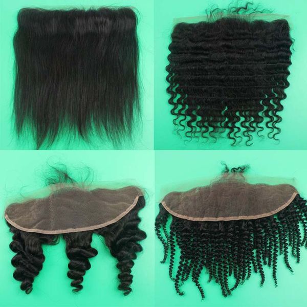 

straight body wave loose deep kinky curly kinky straight brazilian human hair lace frontal 13x4 lace frontal closure hair5663109, Black;brown