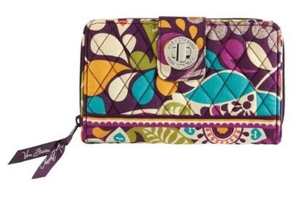 

flower cotton turn lock wallet women card wallet, Red;black