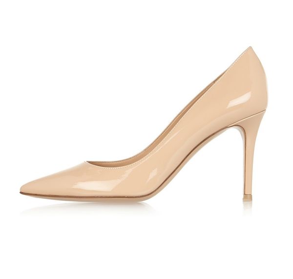 

zandina handmade fashion 8cm high heel pumps simple style slip-on pointy party evening wedding stiletto shoes beige z7055, Black