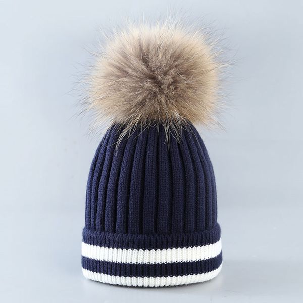 

new winter knitted hat ball beanies skullies outdoor bonnet ball caps for women men cap ing, Blue;gray