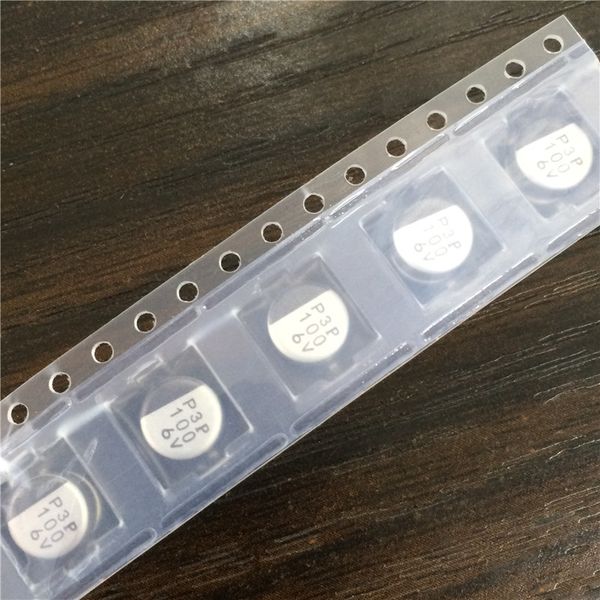 

wholesale- 10pcs 100uf 6.3v nichicon wg series 6.3x5.4mm low impedance 6.3v100uf smd chip aluminum electrolytic capacitor